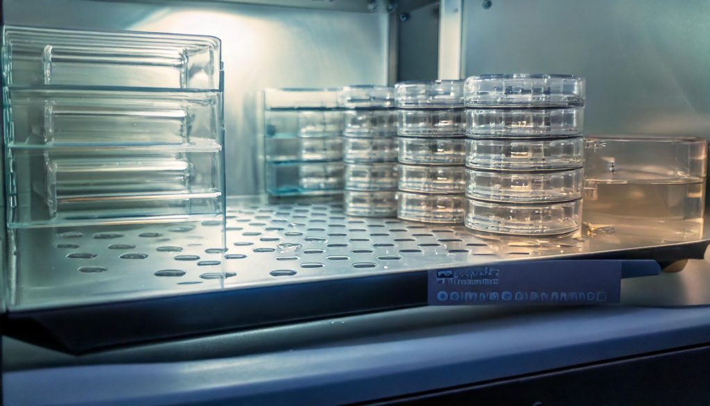 Firefly inside IVF lab incubator, make it like the reference image 40789